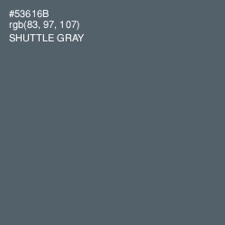 #53616B - Shuttle Gray Color Image